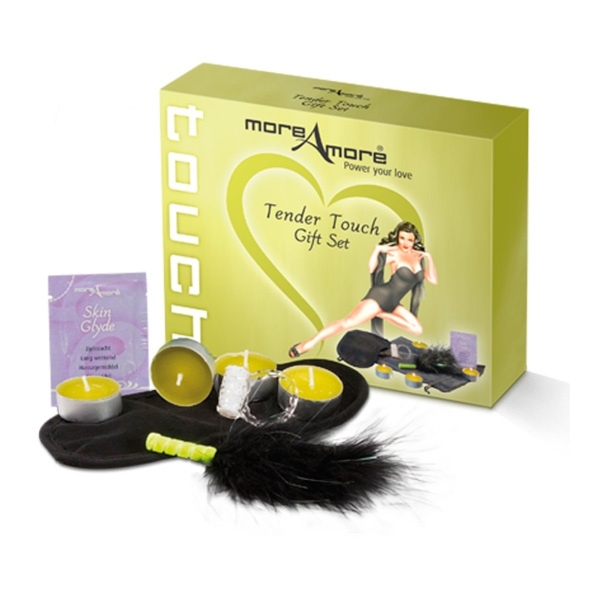 SexShop - Zestaw do gry wstępnej MoreAmore - Tender Touch Gift Set