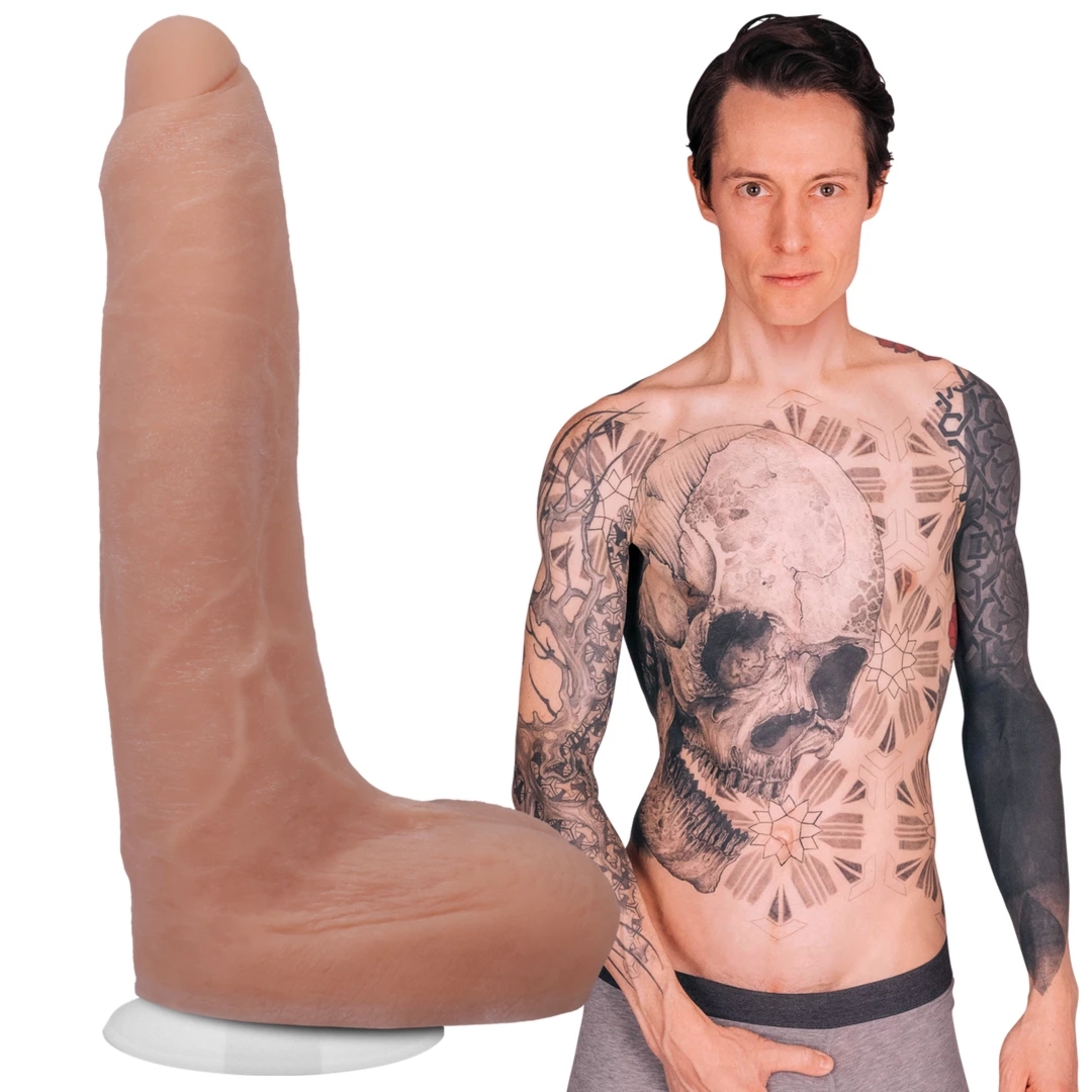 Doc Johnson UltraSKYN Owen 22 cm – anatomiczny model z mocowaniem Vac-U-Lock, cielisty