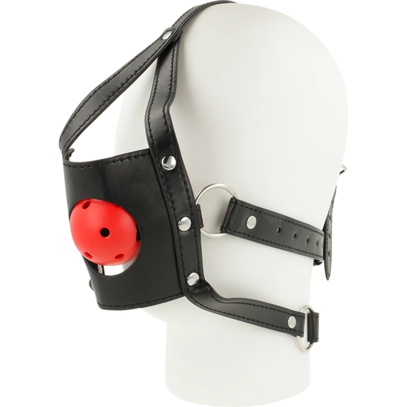 Ohmama Head Harness z regulacją – czarna uprząż z transparentnym elementem, uniwersalna