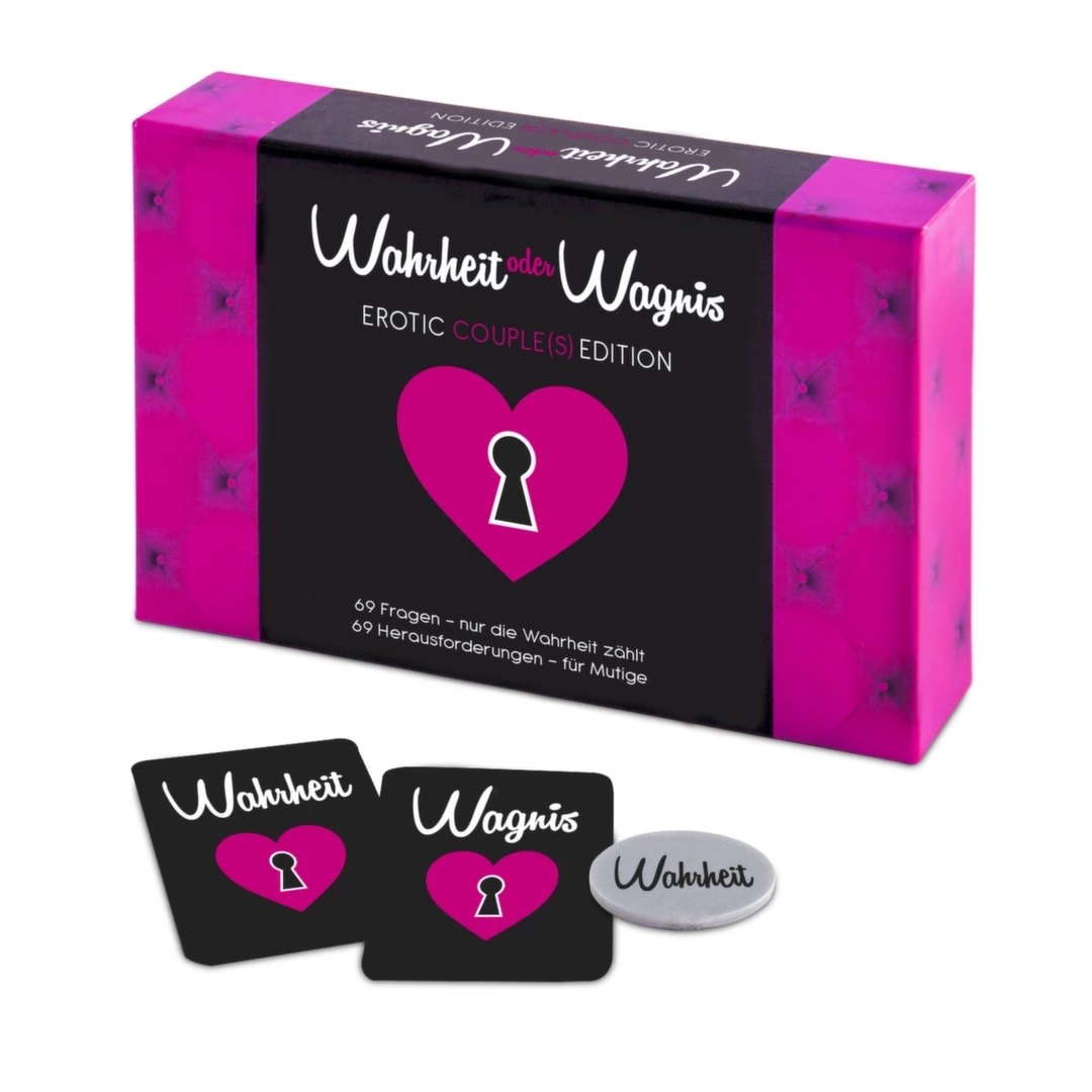 Tease & Please Wahrheit oder Wagnis Couples Edition – Gra towarzyska dla par, 138 kart, DE