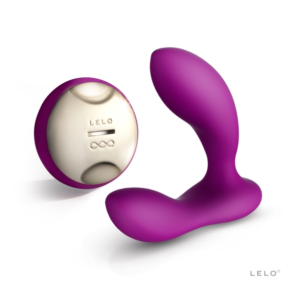 SexShop - Luksusowy masażer prostaty - Lelo Hugo Prostate Massager Fioletowy