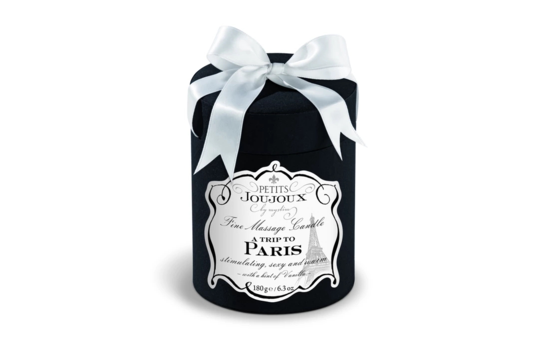 Petits Joujoux Paris świeca do masażu 190g, wanilia i drzewo sandałowe, masło shea