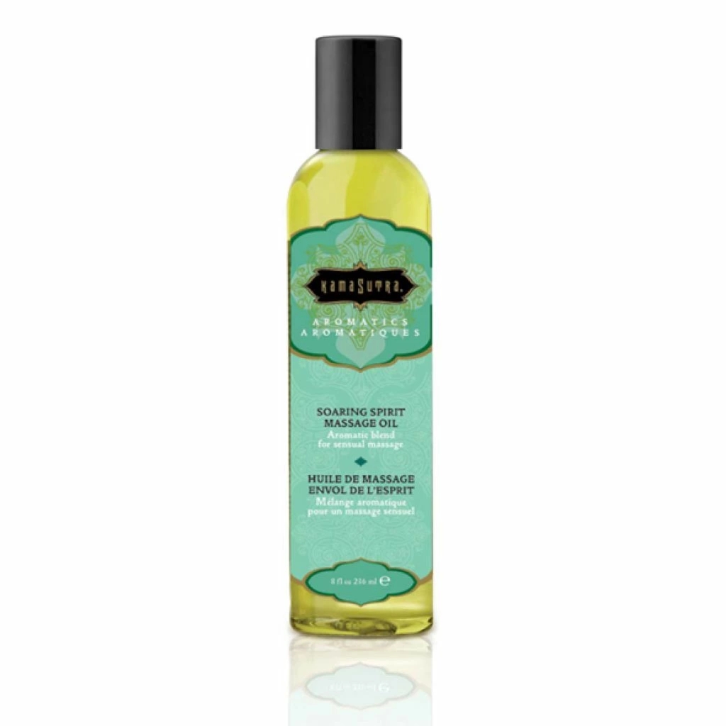 Kama Sutra Soaring Spirit Aromatic Massage Oil 236ml, cytrusowo-miętowy, pielęgnacja i masaż