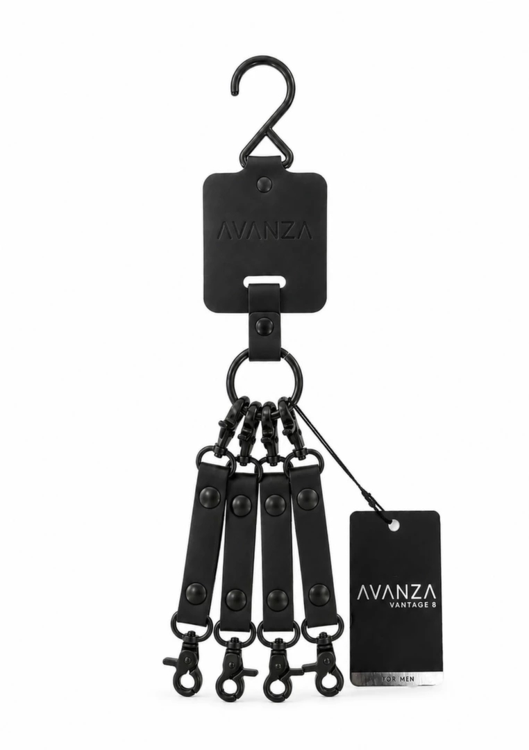 AVANZA Precision Hogtie VANTAGE 8 czarny system wiązania PU Leather, uniwersalny rozmiar