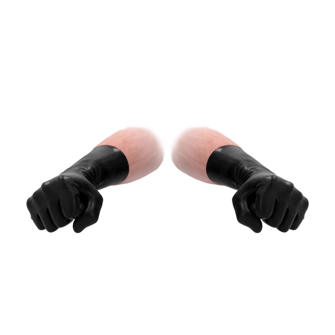 Shots Fist It Rękawiczki Lateksowe Unisex krótkie, ultra cienkie, przezroczyste, 1 para