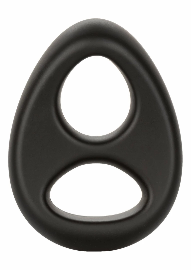 CalExotics Ultra Soft Dual Ring silikonowy podwójny pierścień elastyczny, anatomiczny system wsparcia