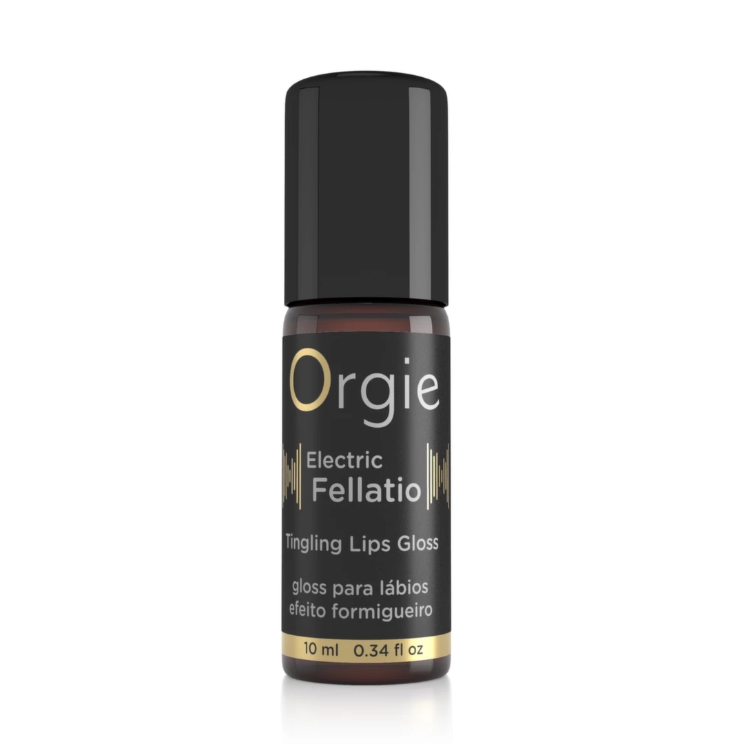 Orgie Electric Fellatio Lip Gloss 10ml błyszczyk z efektem wibracji, aplikator roll-on