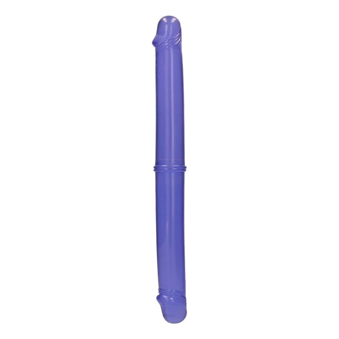 Seven Creations Twinzer Jelly podwójny model intymny 30 cm, elastyczny fioletowy