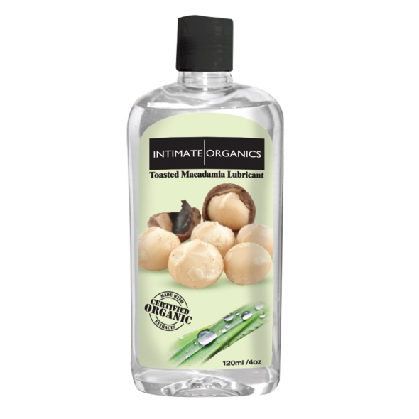 SexShop - Smakowy żel nawilżający - Intimate Organics Macadamia Nut Lube 120 ml orzechy macadamia