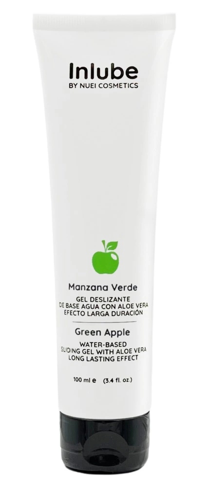 NUEI Inlube Lubrykant Wegański Zielone Jabłko 100 ml – wodna baza, aloes, świeży aromat