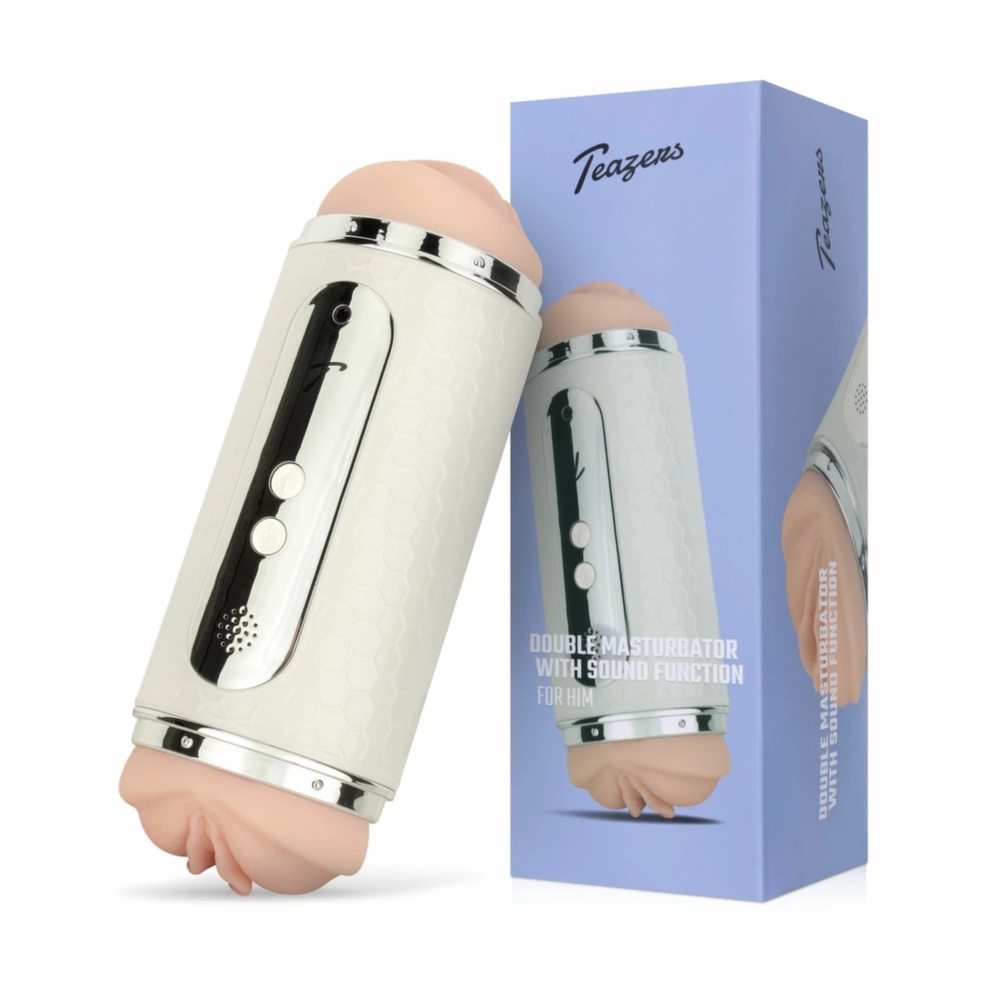 Teazers Electric Double-Sided System – dwustronny model intymny, 12 trybów wibracji, dźwięk