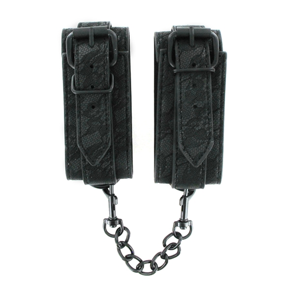 Sexshop - Sportsheets Midnight Lace Cuffs - Kajdanki zdobione - online