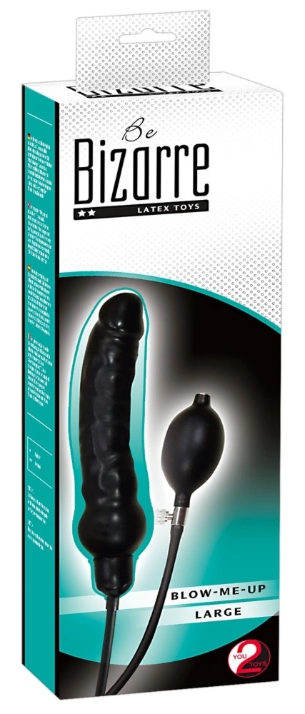 You2Toys Lateksowy model z pompką – nadmuchiwany, regulacja rozmiaru, 25 cm