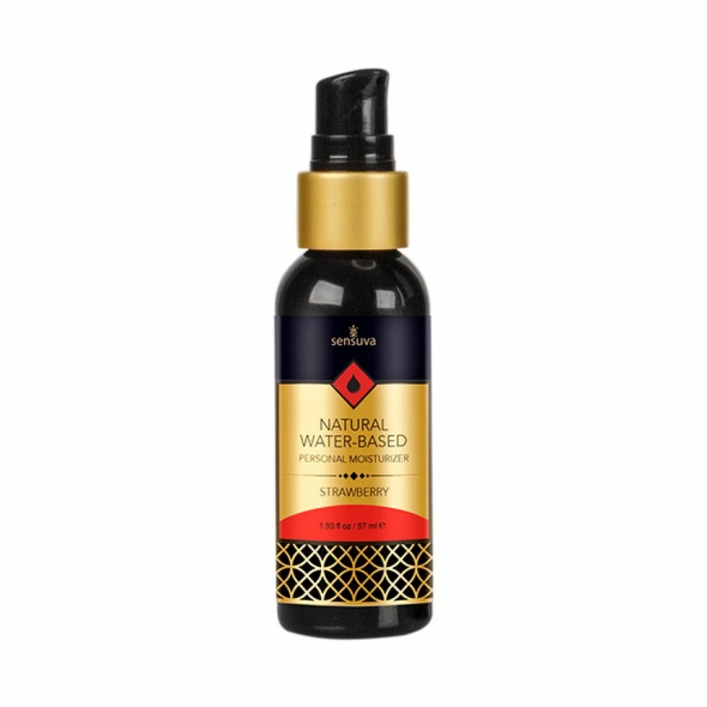 Sensuva Natural Water-Based Truskawkowy Żel Nawilżający 57 ml – wodna formuła, aromat truskawki