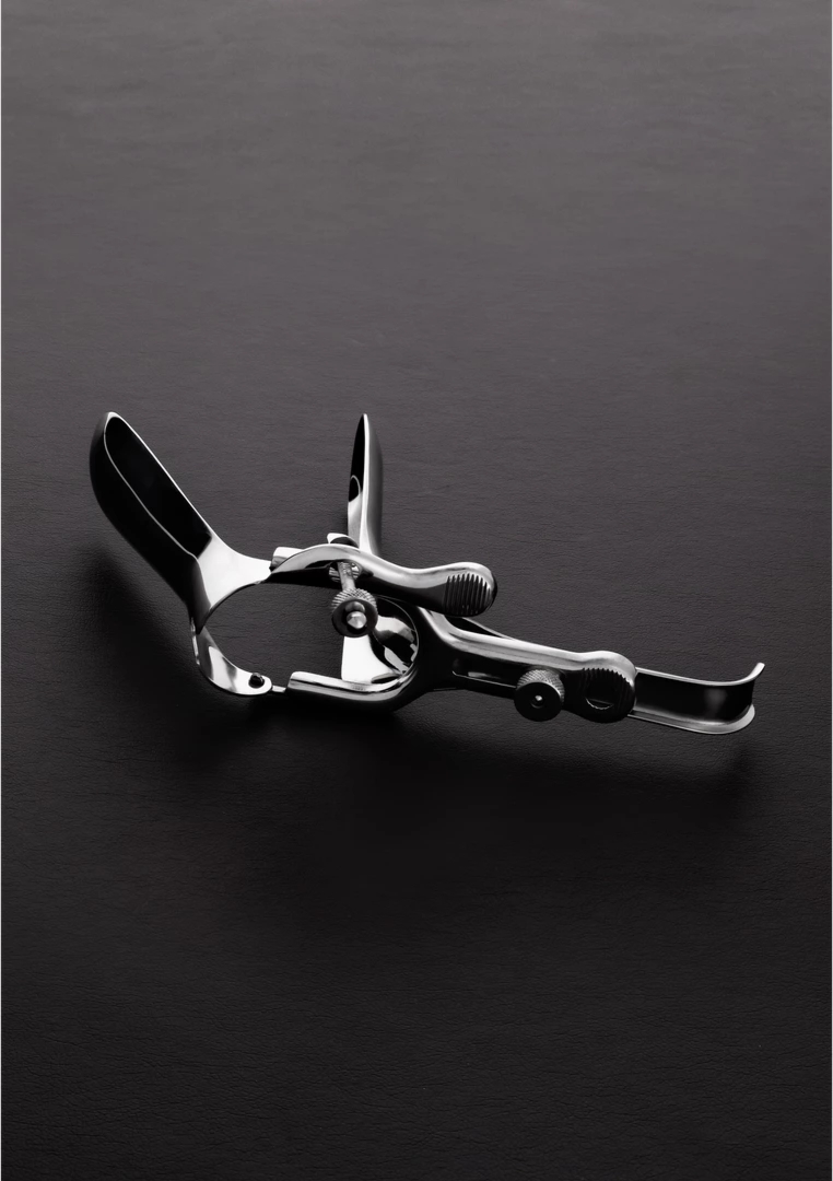 Steel Speculum Hole Stretcher średnie – stalowy pierścień anatomiczny, gładka powierzchnia