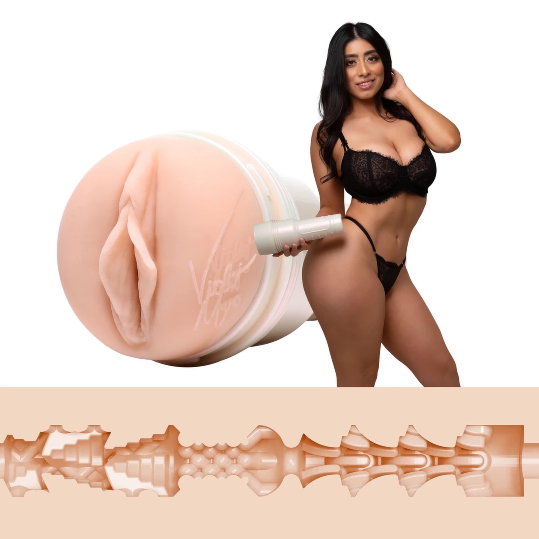 Fleshlight Girls Violet Myers Waifu – model intymny z fakturą Lotus, SuperSkin