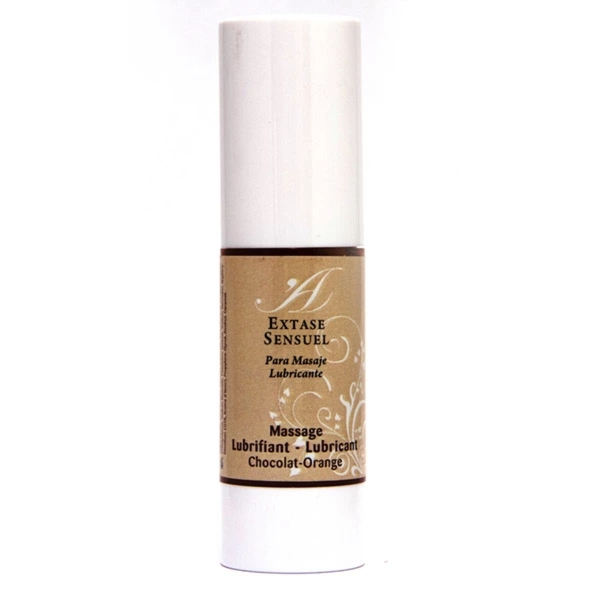 Extase Sensuel Żel do masażu Chocolate & Orange 30ml – aromatyczny żel wodny z dyspenserem