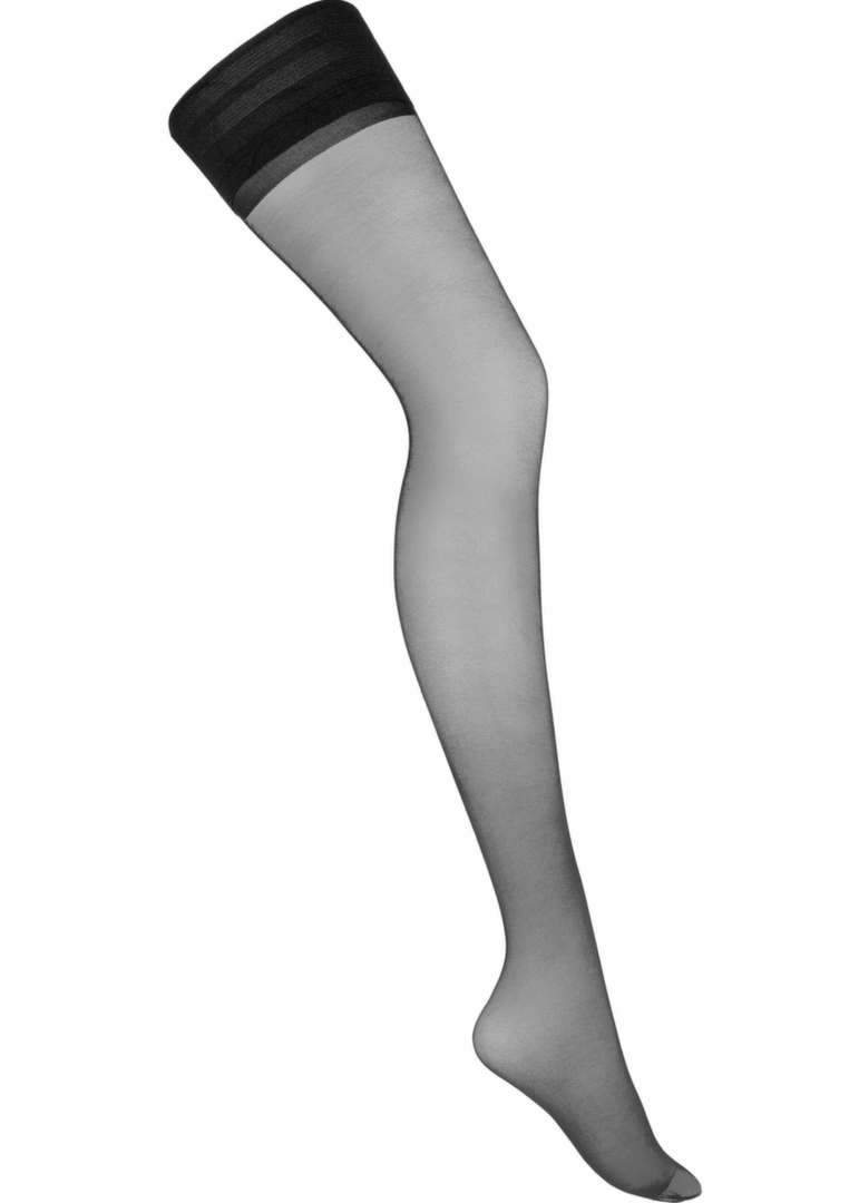 Hold Ups H037 pończochy samonośne 20 den z silikonową taśmą, klasyczne