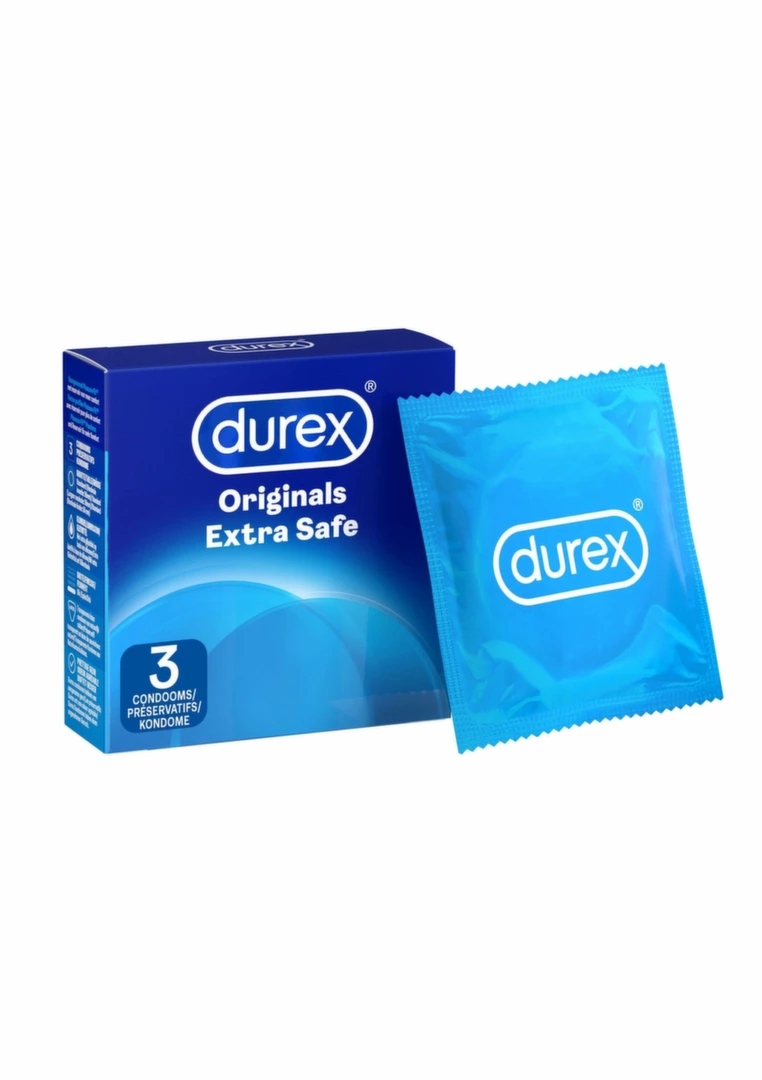 Durex Extra Safe 6 szt. – prezerwatywy lateksowe grubsze, anatomiczny kształt, dodatkowe nawilżenie