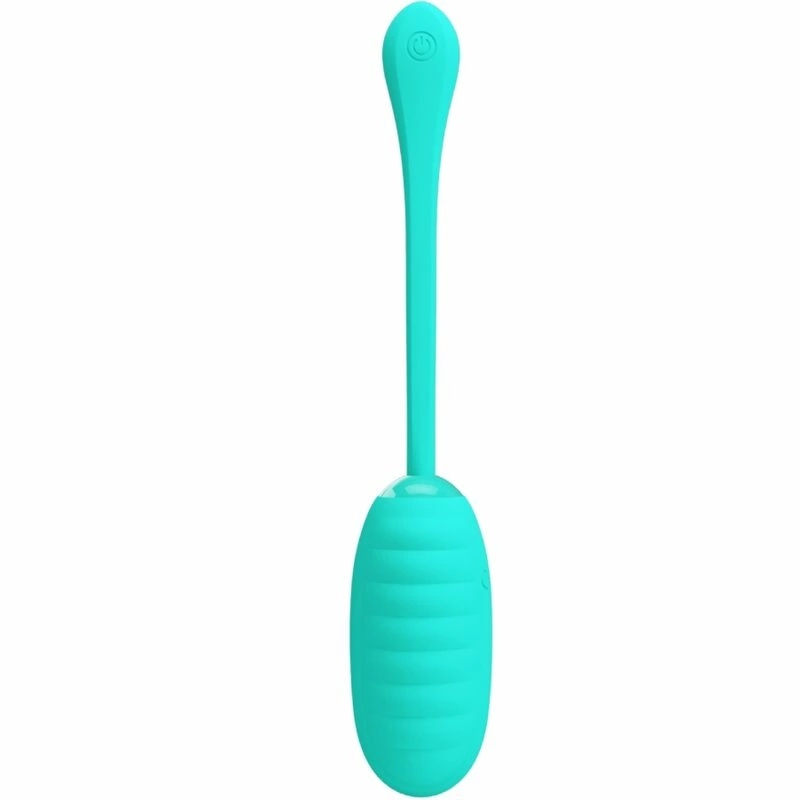 Pretty Love Kirk Aqua Green – kompaktowy system wibracyjny, 12 trybów, USB, silikon
