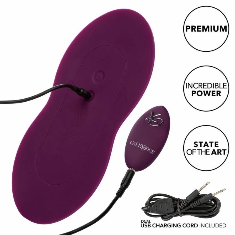 CalExotics Dual Rider – Bezprzewodowa maszyna intymna, 2 silniki, 12 trybów, pilot, wodoodporna