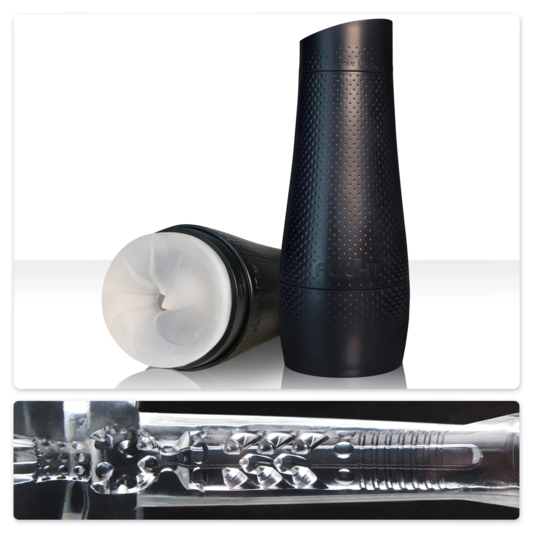 Fleshlight Flight Pilot – kompaktowa maszyna intymna SuperSkin 15 cm, nowoczesny design