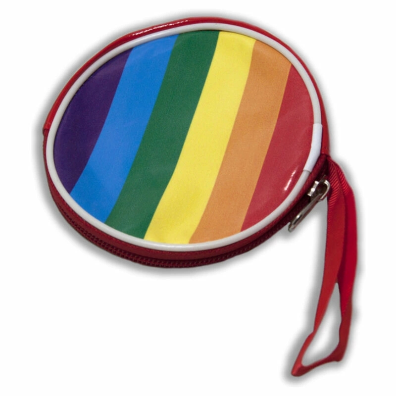 Diablo Picante Okrągła torebka Pride z motywem tęczowej flagi LGBT – praktyczny model