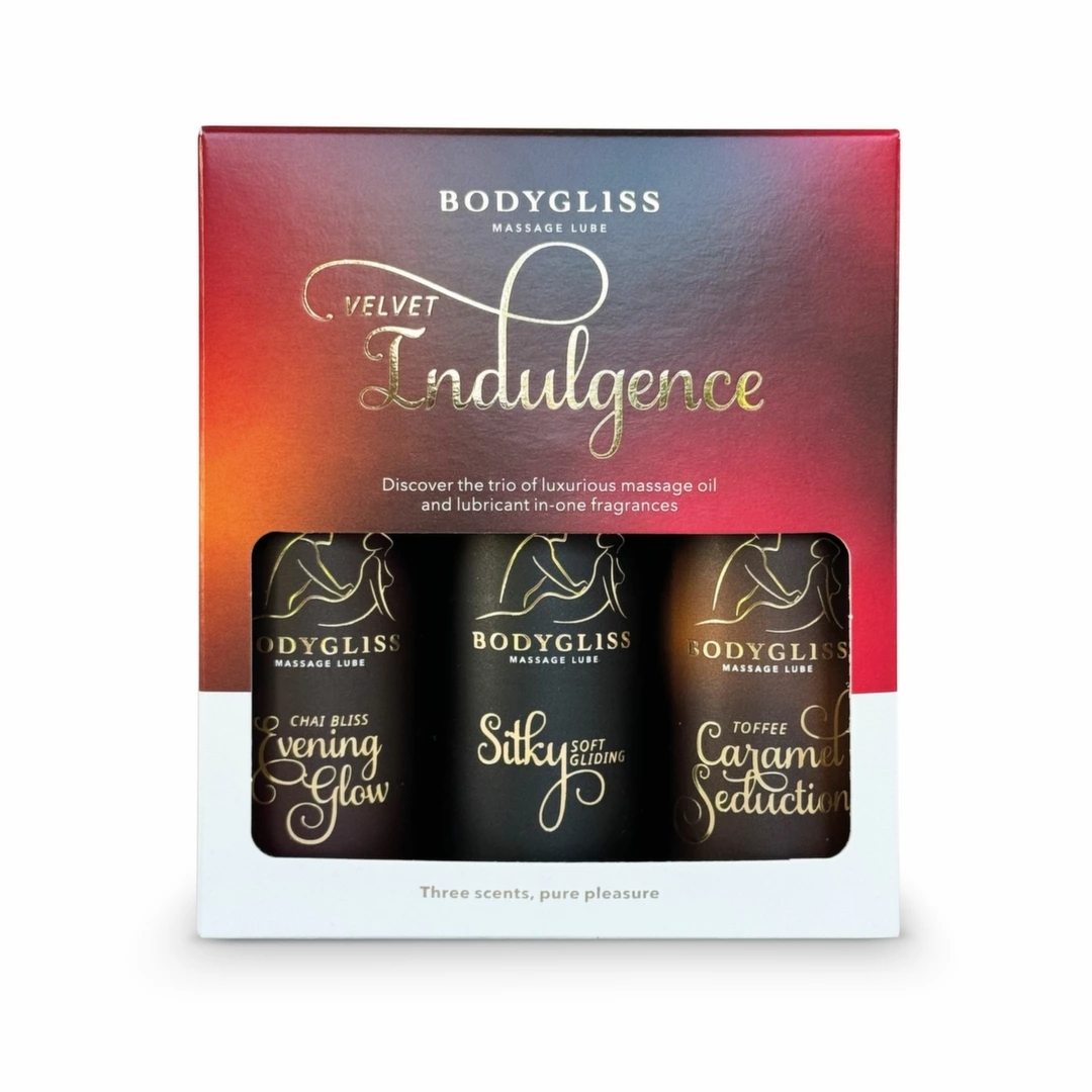 BodyGliss Travel Edition Velvet Indulgence 3x50ml – zestaw miniatur, silikonowa formuła