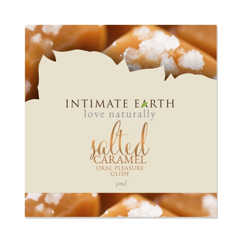 Intimate Earth Natural Flavors Lubrykant Saszetka Salted Caramel 3ml – wodny, bez parabenów