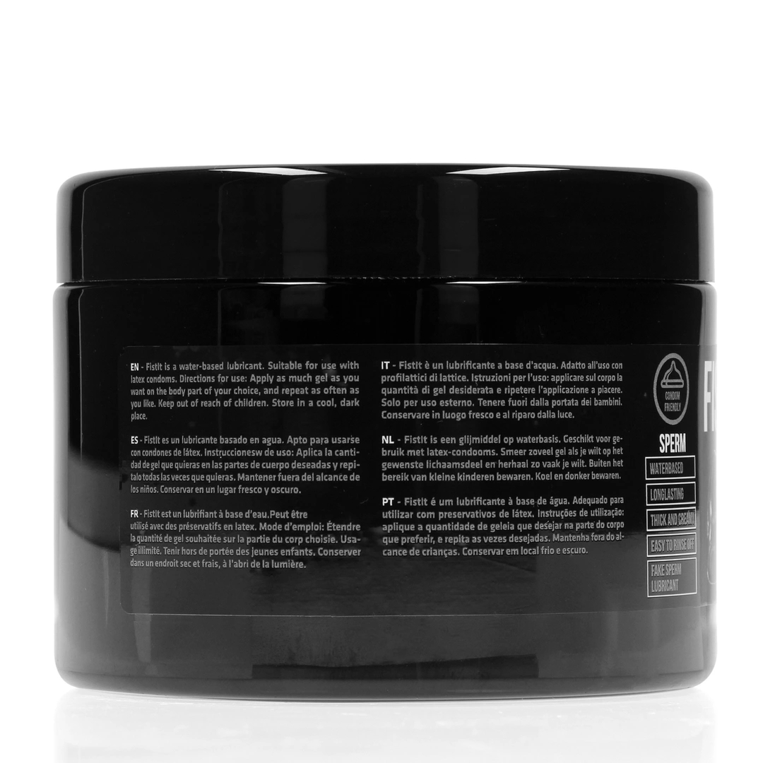 FistIt Sperm Lubricant 500 ml, wodna formuła, kremowa konsystencja, neutralny