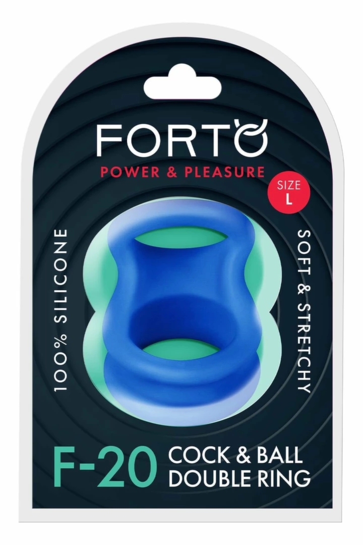 FORTO F-20 Ball Stretcher Large niebieski silikonowy pierścień anatomiczny