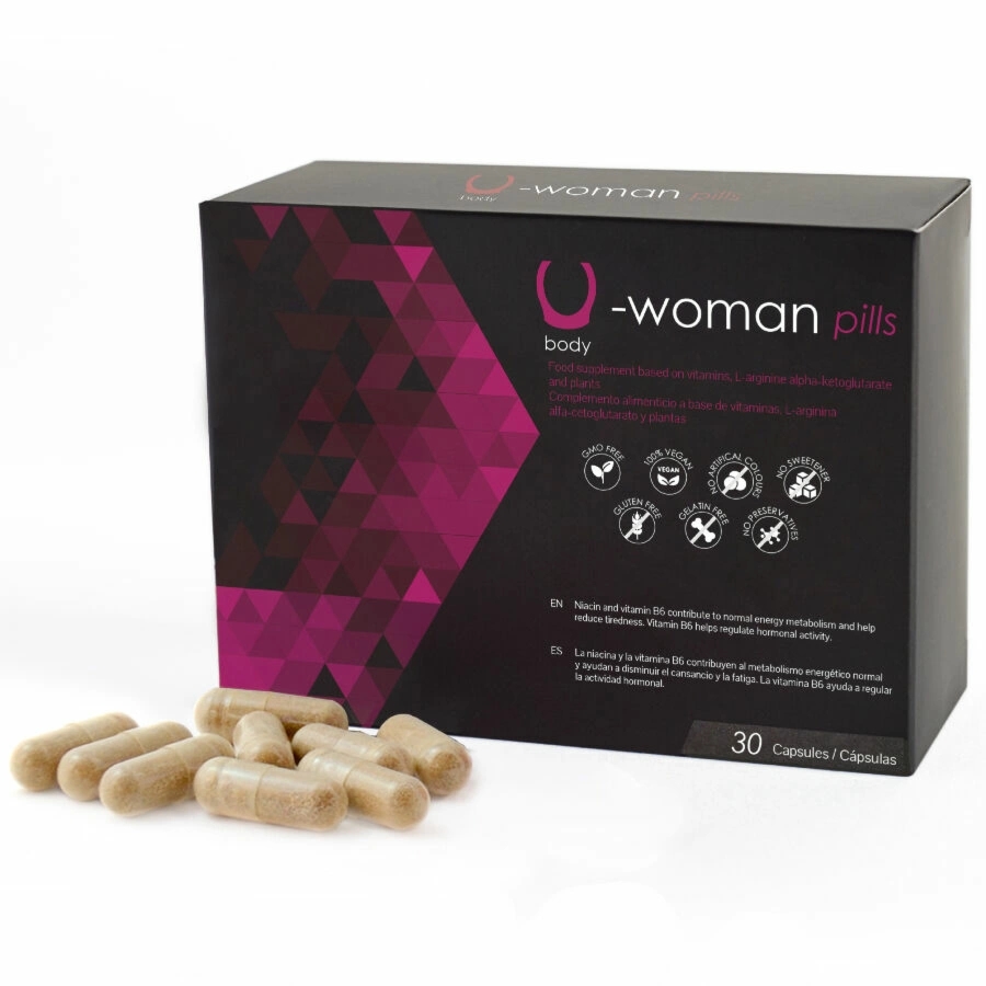 500 Cosmetics U-Woman Suplement dla Kobiet 30 kapsułek Naturalne Wsparcie Hormonalne