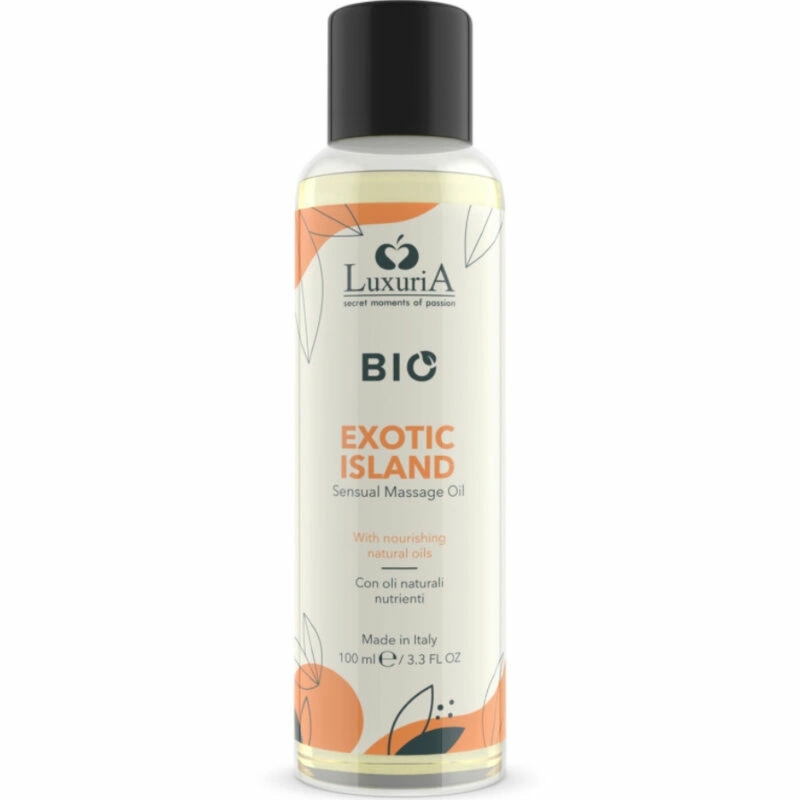 Intimateline Luxuria Bio Olejek do Masażu Egzotyczna Wyspa 100ml Naturalny, Owocowy Aromat