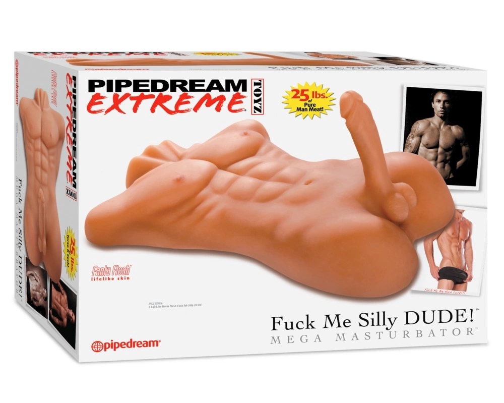 Pipedream PET Męski Tors Anatomiczny Model Fanta Flesh 68 cm, 16 kg, dwa otwory funkcyjne