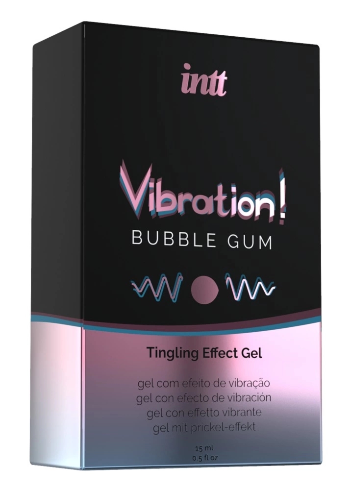 INTT Tingling Effect Gel – żel z efektem mrowienia, zapach gumy balonowej, 15 ml