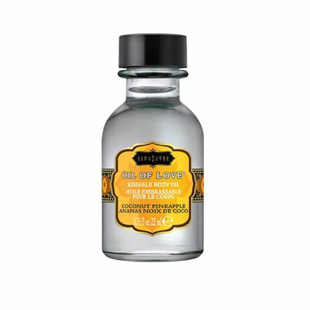 Kama Sutra Oil of Love Coconut Pineapple 22ml rozgrzewający olejek o zapachu kokosa i ananasa