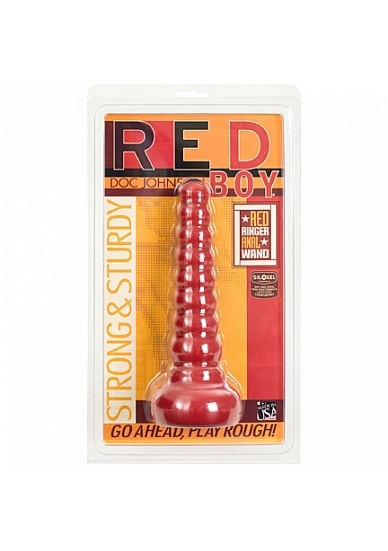 ZATYCZKA ANALNA ŚWIDEREK- CZERWONA 0901-07-CD - Red Boy - Anal Wand