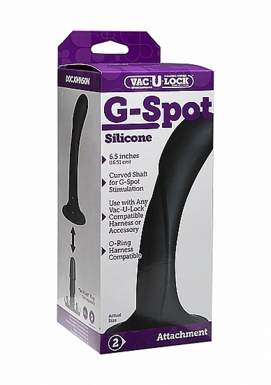 Dildo Silikonowe Czarne 1015-45-BX - G-Spot Silicone do Strap-on - Black