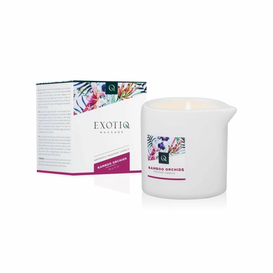 Exotiq Massage Candle Bamboe Orchideeen 60g świeca do masażu o zapachu orchidei bambusowej