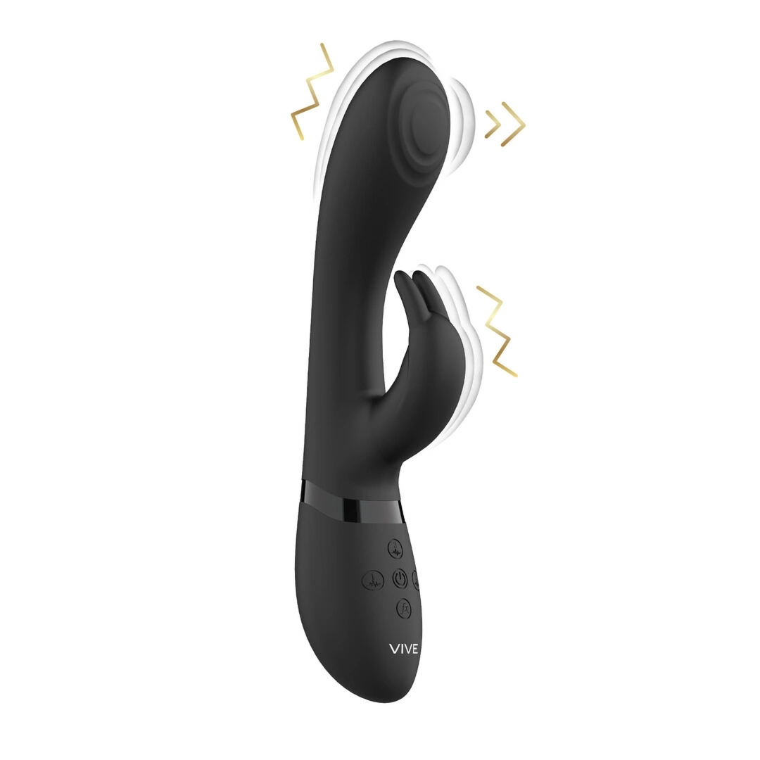 Vive Cato – wielofunkcyjny model pulsacyjny punktu G, krolik silikonowy, 3 silniki, IPX7