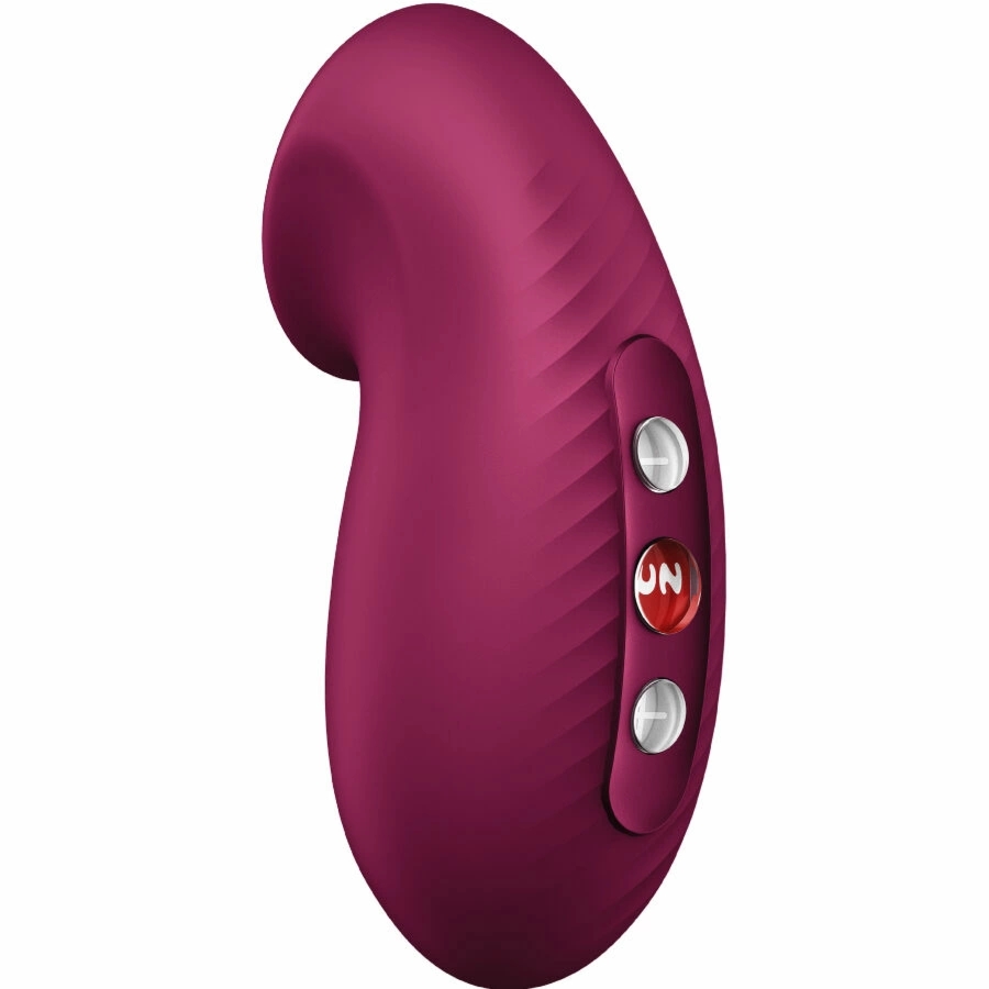 Fun Factory Desire Air Pulse – czerwony stymulator powietrzny, 11 programów Air Pulse, silikon medyczny, USB-C