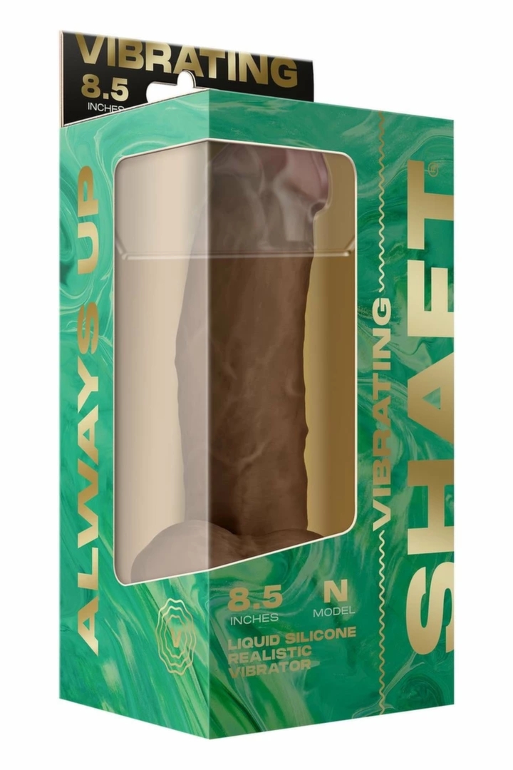 SHAFT Model N 8.5" Oak – wibrujący system intymny Flexiskin™, pilot, anatomiczny