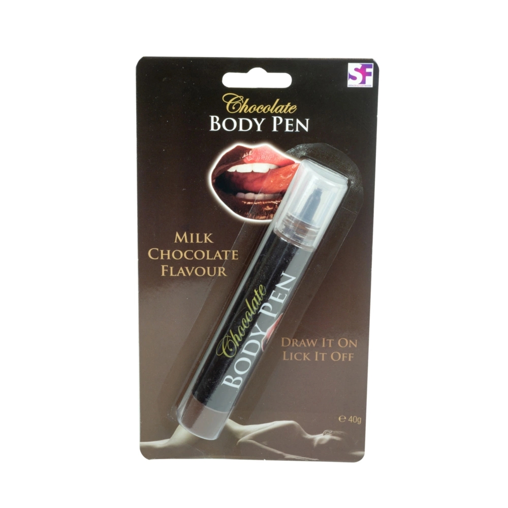 Loving Joy Body Pen czekoladowy – długopis dekoracyjny do ciała, 40g, precyzyjny aplikator