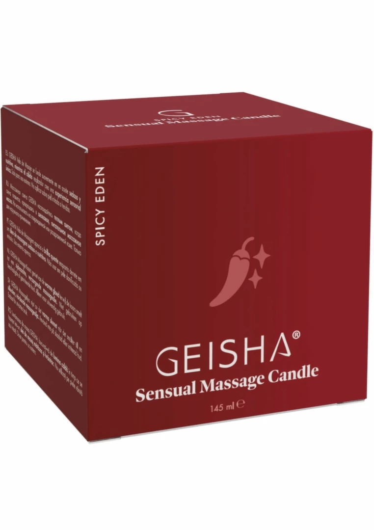 Geisha Sensual Massage Candle 145 ml – świeca do masażu z naturalnymi olejami, relaksacyjna formuła