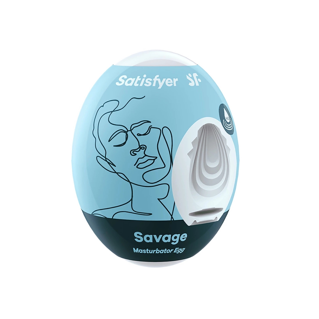 Satisfyer EGGCITED Savage elastyczna maszyna intymna Hydro-Active TPE, jednorazowy model