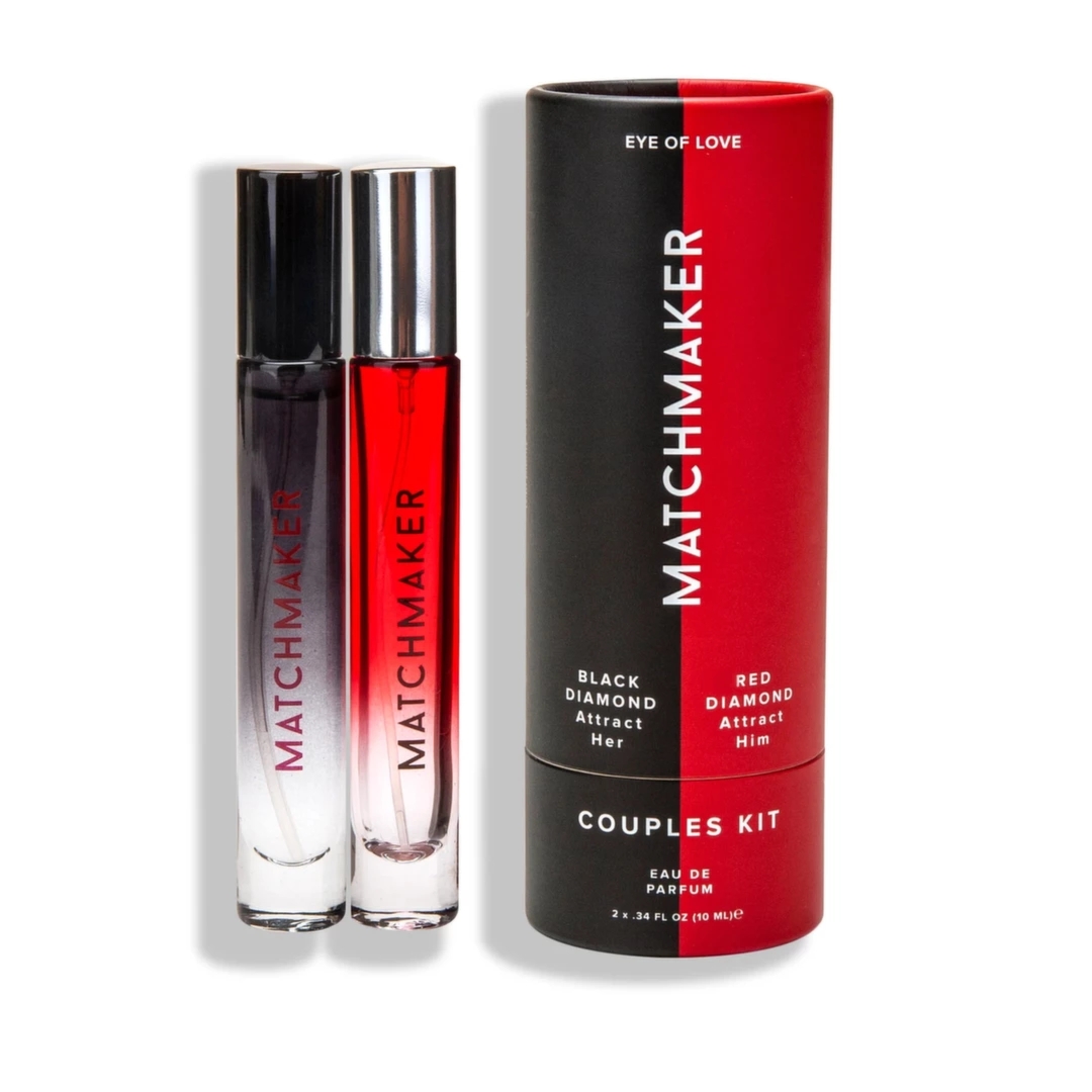 Eye of Love Zestaw Perfum Red & Black Diamond 2x10ml z feromonami – dla par