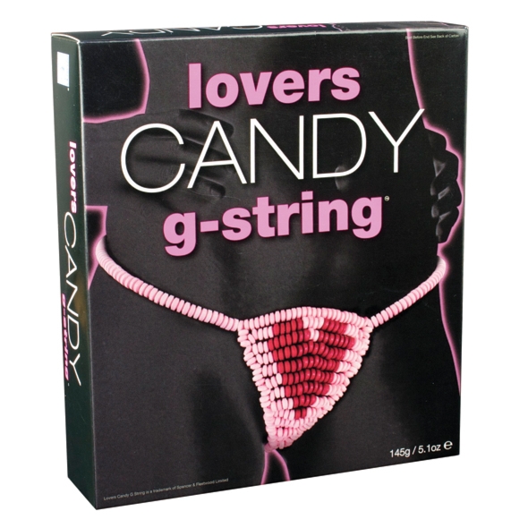 SexShop - Stringi z cukierków z sercem - Lovers Candy G-String - online