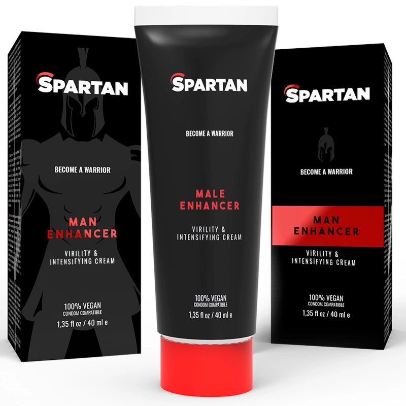 SPARTAN żel wzmacniający dla mężczyzn 40 ml – wegański, efekt ciepło-chłod