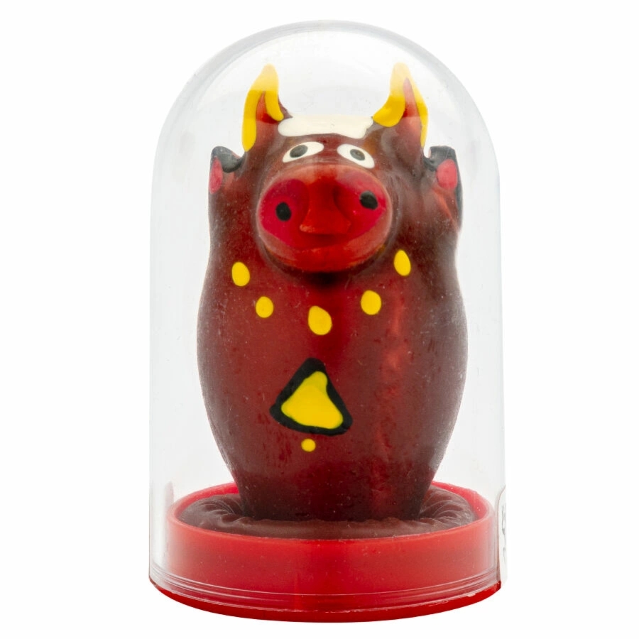 Condomerie Bull Model 1 – Ręcznie malowana prezerwatywa artystyczna z motywem byka, lateksowa