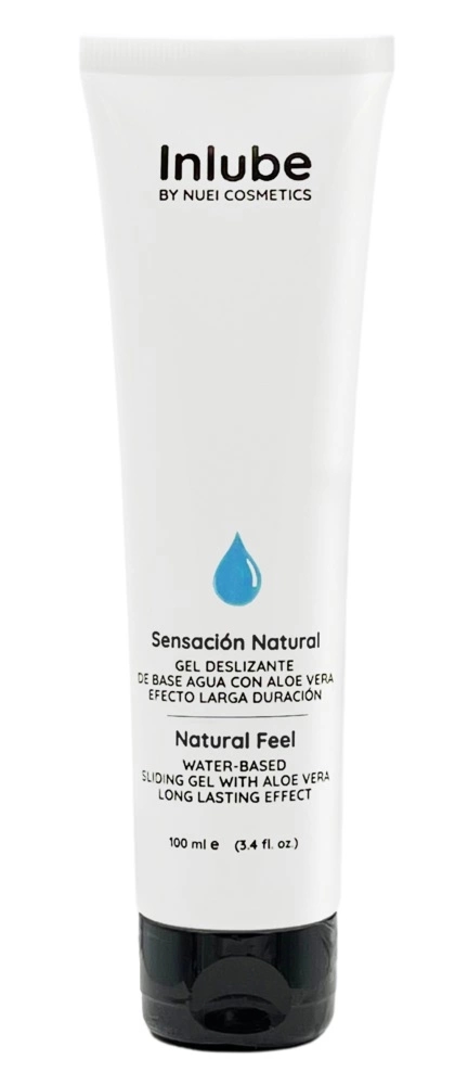 NUEI Inlube Natural Feel żel intymny z aloesem 100 ml wegański, wodna formuła
